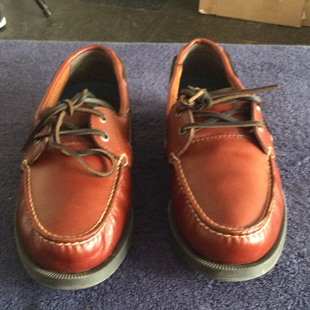 Dockers Men's Tan/Brown Leather Boat Shoes